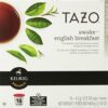 Tazo Awake English Breakfast Tea Keurig K-Cups, 16 Count