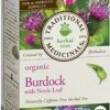 Traditional Medicinals Organic Burdock with Nettle Leaf Tea, 16 Tea Bags