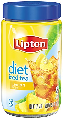 Lipton Powdered Iced Tea Mix, Diet Lemon 20 qt