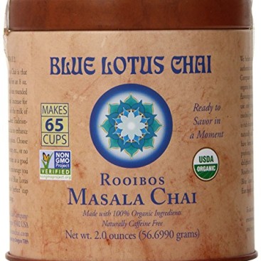 1 X Blue Lotus Rooibos Masala Chai – 2oz Tin (65 cups)