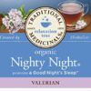 Traditional Medicinals Organic Nighty Night Valerian Tea, 16 Tea Bags