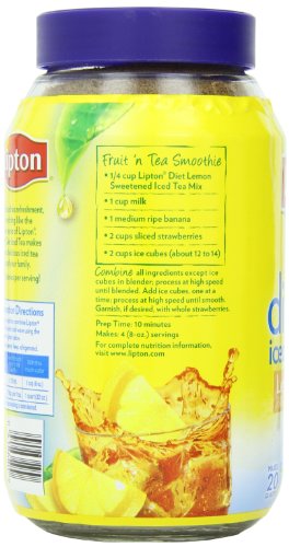 Lipton Powdered Iced Tea Mix, Diet Lemon 20 qt