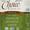 Choice Organic Premium Japanese Green Tea, 16 Count Box