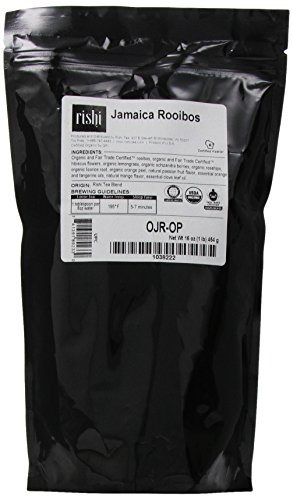 Rishi Tea Organic, Jamaica Rooibos, 1-Pound