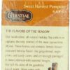 Celestial Seasonings Sweet Harvest Pumpkin Black Tea, 20-Tea Bags, 2.3oz.