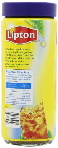 Lipton Unsweetened Iced Tea Mix, 3 Ounce (Pack of 3)