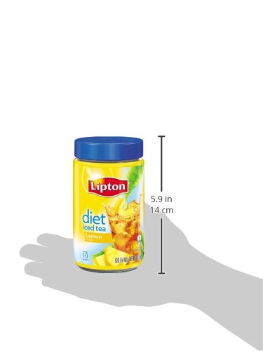 Lipton Iced Tea Mix, Diet Lemon 10 qt (pack of 4)