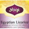 Yogi Egyptian Licorice Tea, 16 Tea Bags (Pack of 6)