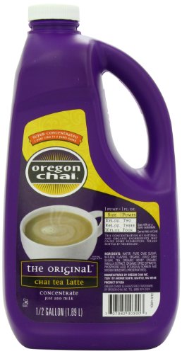 Oregon Chai Original Chai Tea Latte Concentrate, 64 Ounce Jug