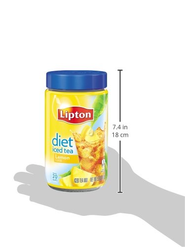 Lipton Powdered Iced Tea Mix, Diet Lemon 20 qt