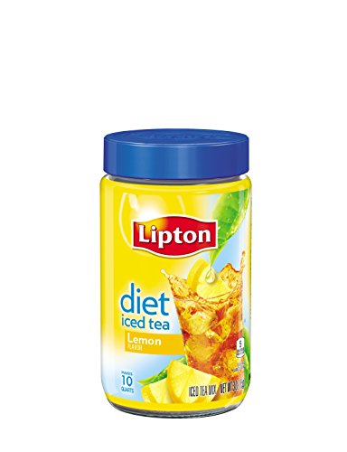 Lipton Iced Tea Mix, Diet Lemon 10 qt (pack of 4)