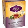 Yogi Egyptian Licorice Tea, 16 Tea Bags (Pack of 6)