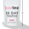 Baetea Weight Loss Tea: Detox, Body Cleanse, Reduce Bloating, & Appetite Suppressant, 28 Day Teatox, with Potent Traditional Organic Herbs, Ultimate Way to Calm and Cleanse Your Body