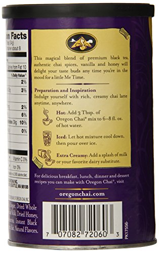 Oregon Chai Vanilla Chai Tea Latte Mix, 10 Ounce