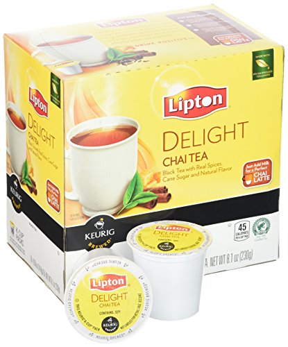 Lipton Delight Chai Tea K-Cup Packs, 16 count