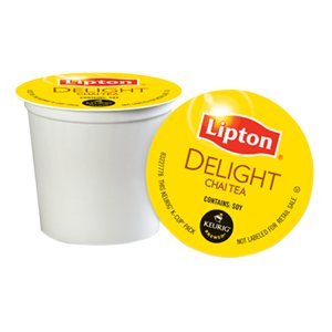 Lipton DELIGHT CHAI Black Tea k-cup 10 cts. (Pack of 2)