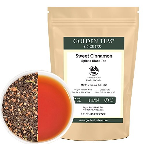 VAHDAM Cinnamon Spice, Masala Chai Tea (50 Cups) – Sweet & Spicy Cinnamon Tea, Bend of Assam Black Tea with Fresh Cinnamon & Cardamom – India’s Original Masala Tea Recipe, Blended & Packed in India