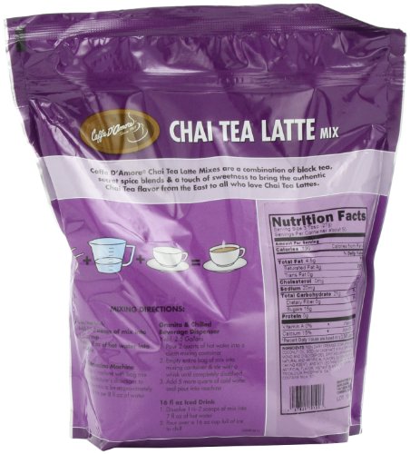 Chai Amore Tea Latte, Tahitian Vanilla, 3-Pound