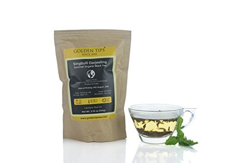 Darjeeling Loose Leaf Black Tea. Organic, Fair Trade and Healthy 2nd Flush From Singbulli Estate in Himalayas. Rich in Antioxidants and Minerals. Also Perfect for Brewing Kombucha-3.53oz,Makes 50 Cups