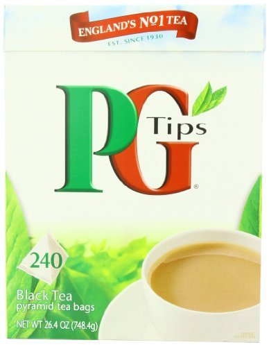 PG Tips Black Tea, Pyramid Tea Bags, 240Count Boxes (Pack of 2) by PG Tips [Foods]