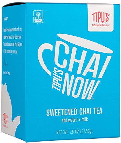 Tipu’s Chai Now Sweetened Chai Tea