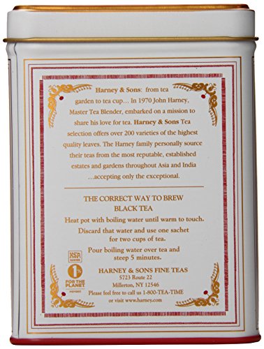 Harney & Sons Black Tea, English Breakfast, 20 Sachets