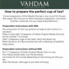 India’s Original Masala Chai Tea Leaves – Ancient Indian House Recipe – 2016 Harvest Assam CTC Black Tea blended with Cardamom, Cinnamon, Black Peppercorns & Cloves – from India, 3.53oz