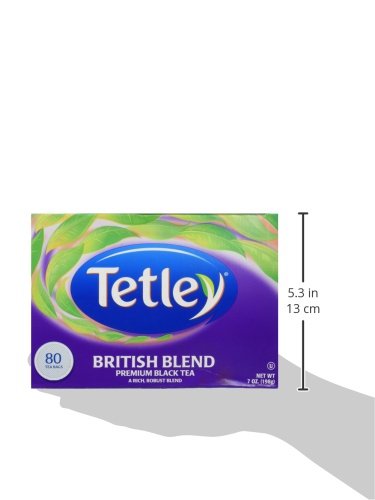 Tetley British Blend Premium Black, Tea Bags, 80 ct