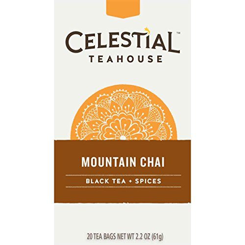 Celestial Seasonings Mountain Chai Tea, 20 Count (Pack of 6)