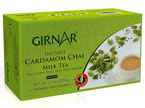 Girnar Instant Chai Premix With Cardamom, 10 Sachet Pack